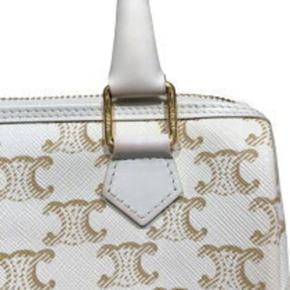 Celine Boston Bag Triomphe Canvas - Picture 6 of 10